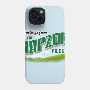 Greetings From The Napzok Files - No Border Phone Case