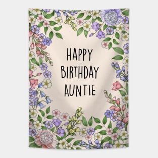 Happy Birthday Auntie Tapestry