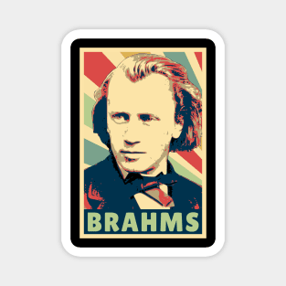 Johannes Brahms Vintage Colors Magnet