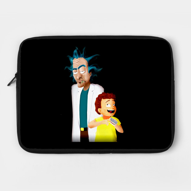 rick and morty laptop case