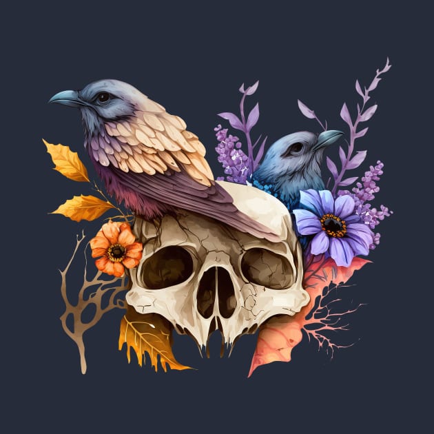 The Skull Birds by Artsy Sharo