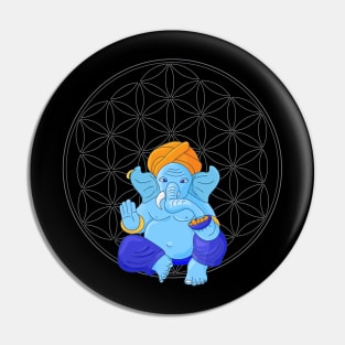 Ganesha sacred geometry flower of life Pin