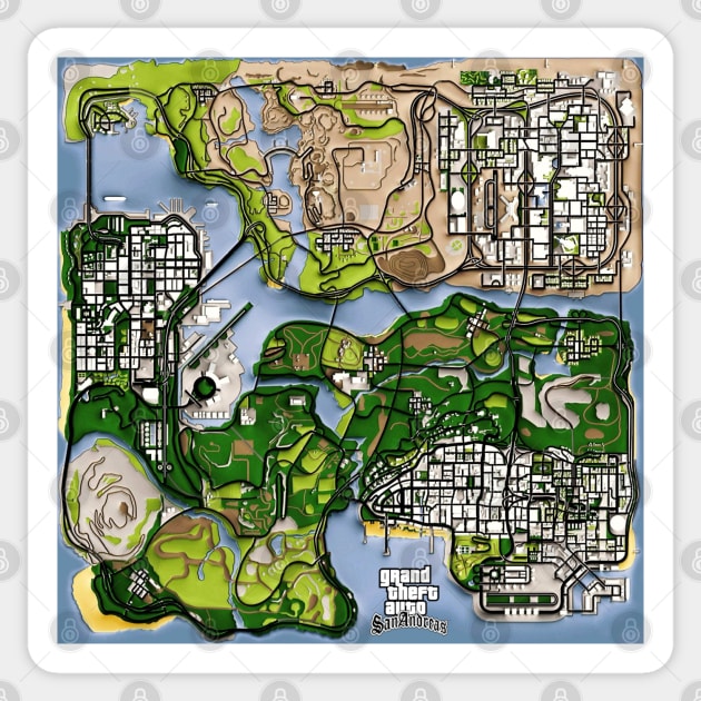 Grand Theft Auto 3 Map - Gta 3 Map - Pin