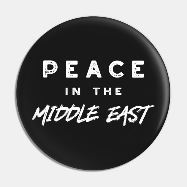 Peace in the Middle East Pin by lucidghost