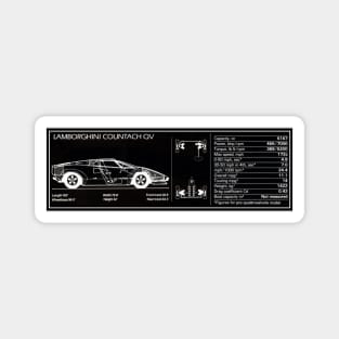 Lamborghini Countach QV Magnet