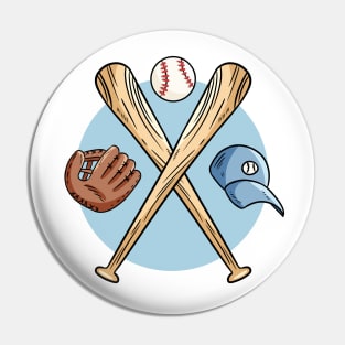 Baseball Symbols Pin