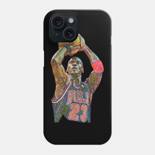 Michael Jordan Mosaic Phone Case