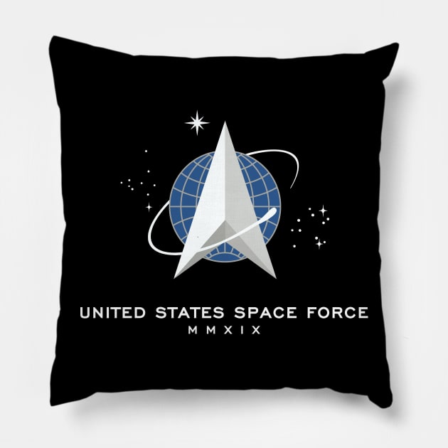 Space Force Logo Pillow by smilingnoodles