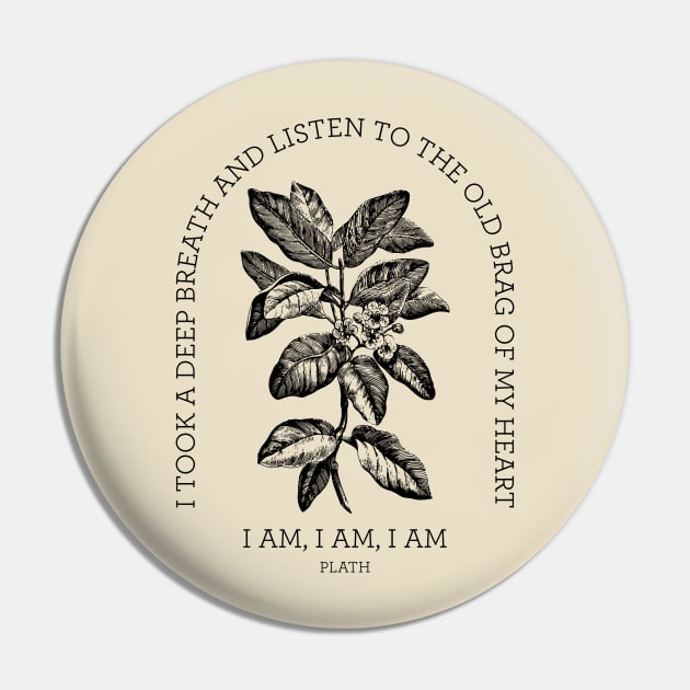Sylvia Plath poet bookish Pin by OutfittersAve
