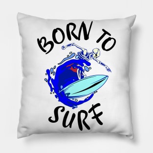 Born to Surf Pillow