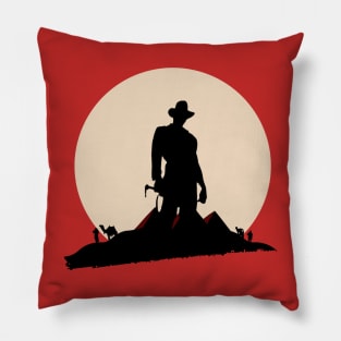 Sunset by the Desert - Indy - Funny Pillow