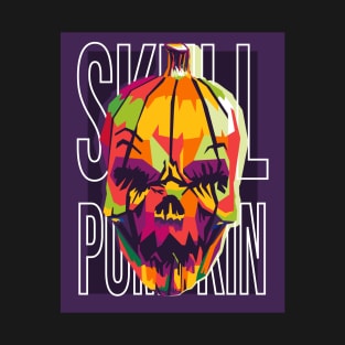 scary pumpkin skull T-Shirt