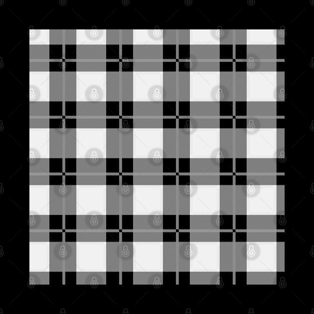 Light Gray and Black Flannel-Plaid Pattern by Design_Lawrence