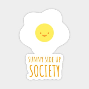 Smiling Sunny Side Up Egg Society Magnet