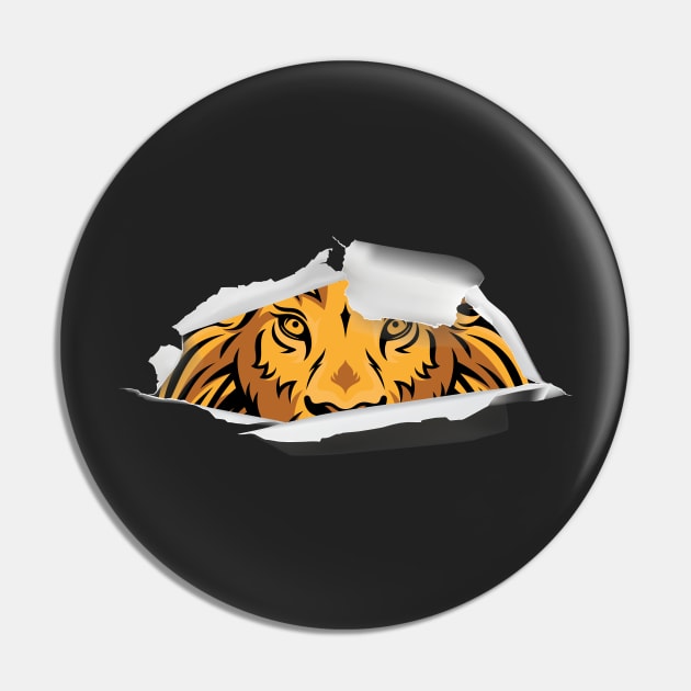 Hiding Lion Design Pin by STUDIOVO