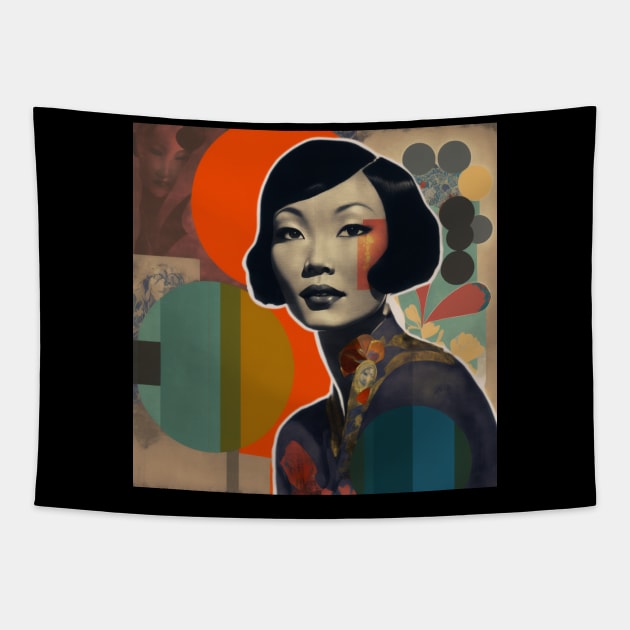 Anna May Wong #6 Tapestry by MonoMagic