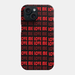 love me pattern Phone Case