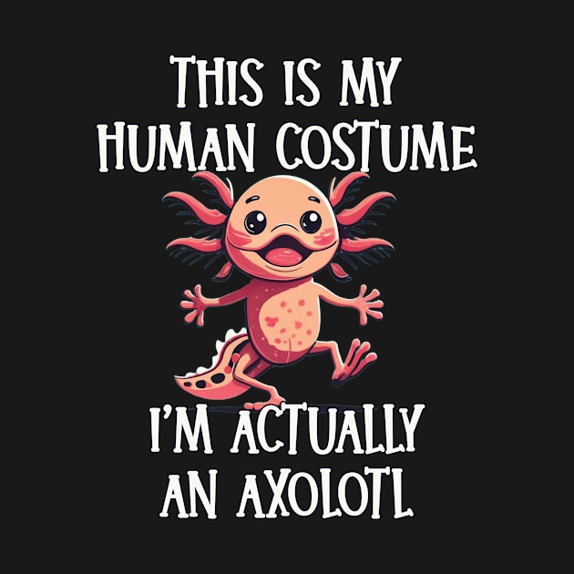 This Is My Human Costume - I’m Actually an Axolotl by KooKooKoncepts