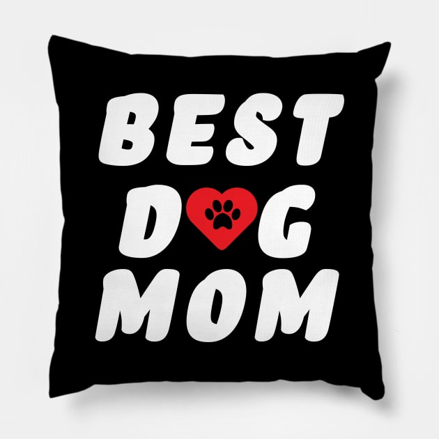 best dog mom Pillow by Mced