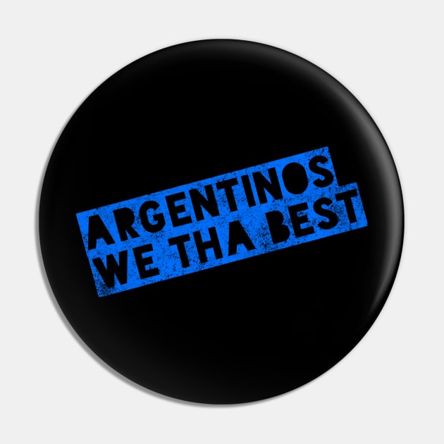 Argentinos Pin by MessageOnApparel