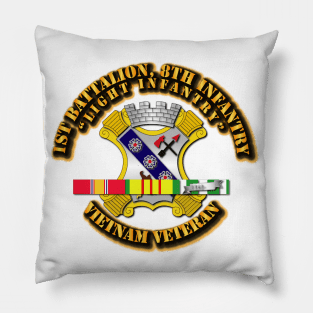 1st Battalion, 8th Infantry [Light Infantry] w SVC Ribbon Pillow