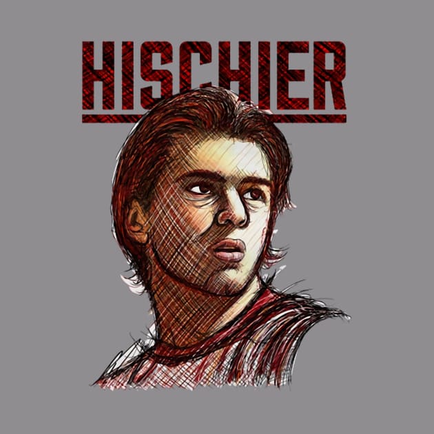 Nico Hischier New Jersey Sketch by Erianna Bee