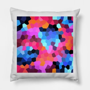 Neon Abstract Geometrics Pillow