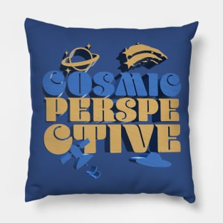 Cosmic Perspective - N. Tyson Fan Design Pillow