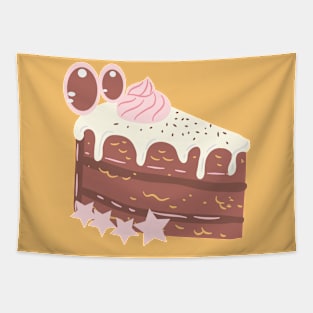 Cake Slice Yellow Ver Tapestry