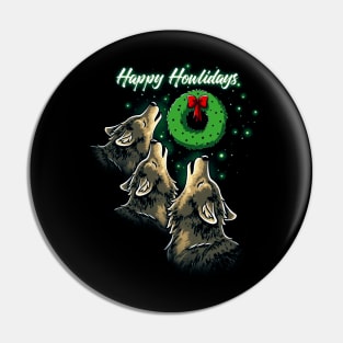 Happy Howlidays Pin