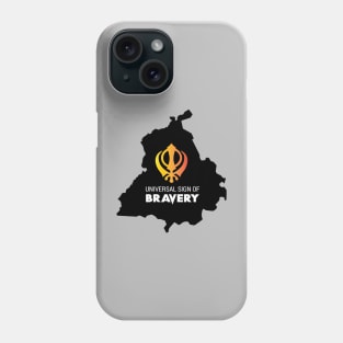 Khanda (Universal Sign of Bravery) Phone Case