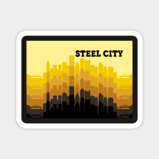 Steel City Pittsburgh Magnet