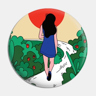 Garden walk Pin