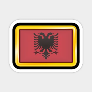 Country Flag of Albania Magnet