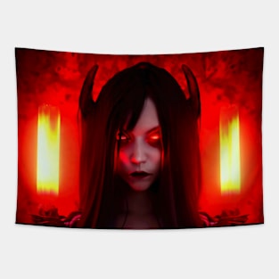 DEMON GIRL #10 Tapestry