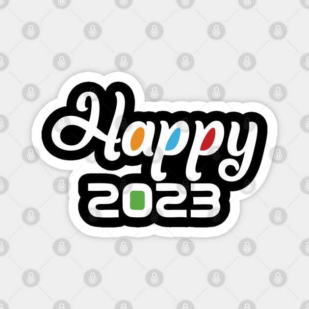 MERRY CHRISTMAS - HAPPY NEW YEAR 2023 Magnet by levelsart