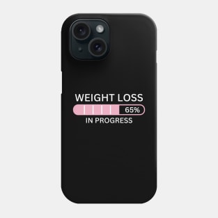 Weight Loss fitness workout in progress Phone Case