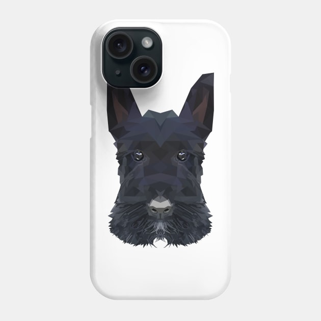 Scottish Terrier Phone Case by Edwardmhz