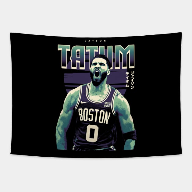 Jayson Tatum Tapestry by boothy