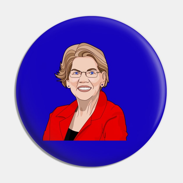 red elizabeth warren for president Pin by gossiprag