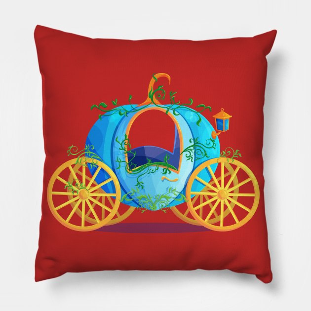 Fairytale Carriage Pillow by Mako Design 