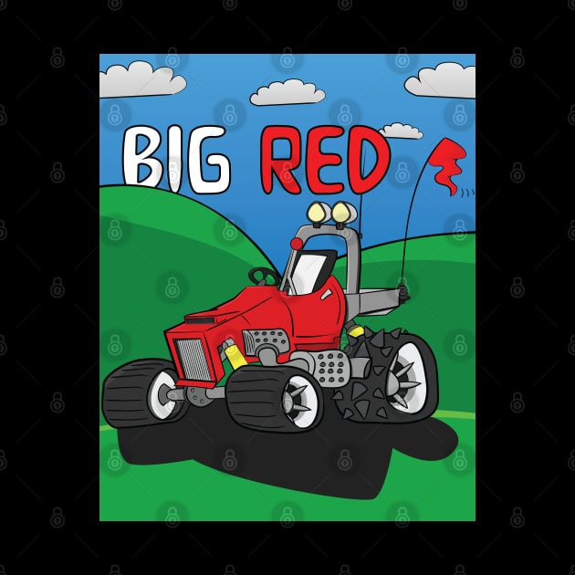 Big Red Truck by Dad n Son Designs