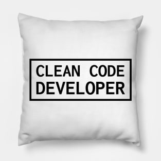 Clean Code Developer Pillow