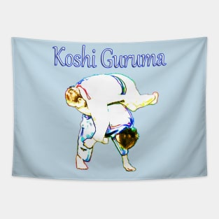 Judo Koshi-guruma Tapestry