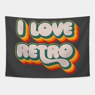 I Love Retro Tapestry