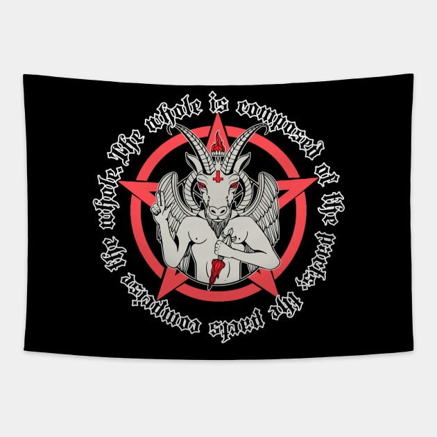 Baphomet Tapestry by THRILLHO