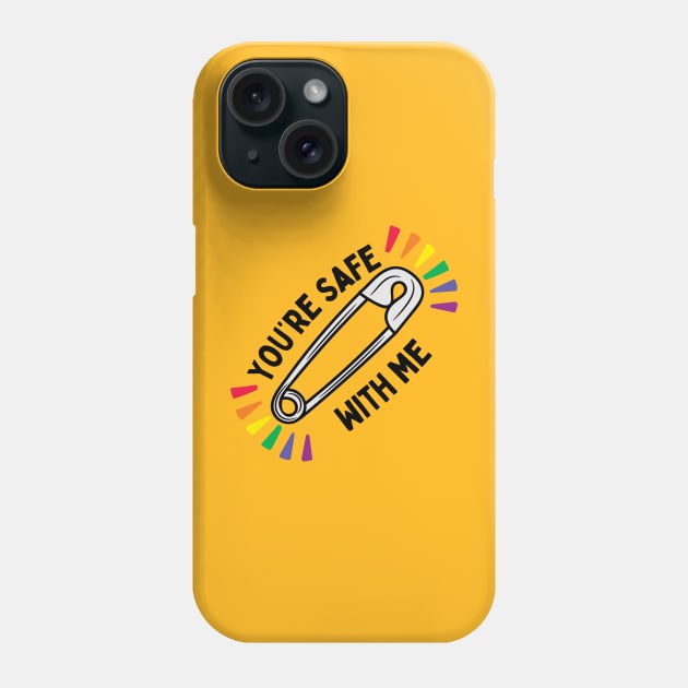 Safe With Me Phone Case by capesandrollerskates 