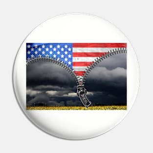 Symbolic of Patriotism Emerging Pin