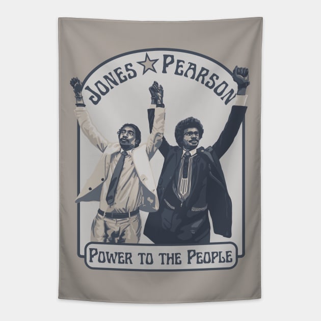 Jones & Pearson - Power To The People Tapestry by Slightly Unhinged