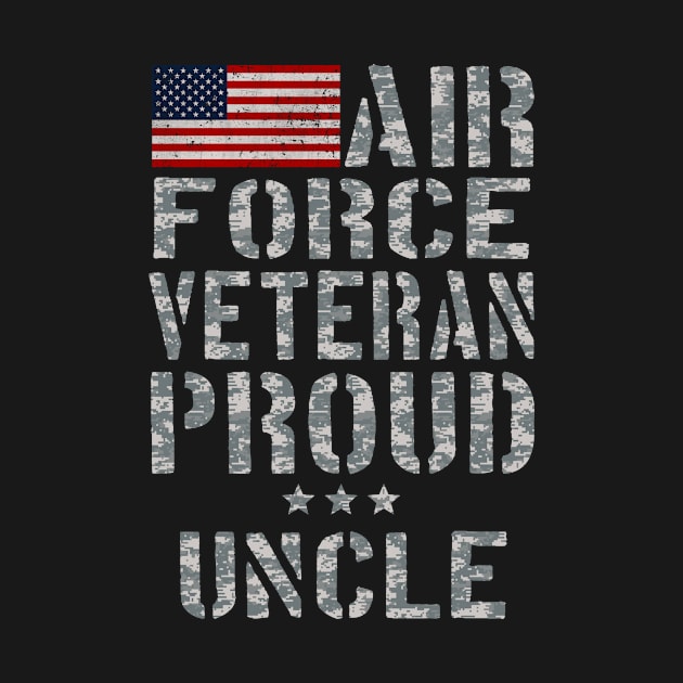 Airforce Veteran Proud Uncle TShirt by andytruong